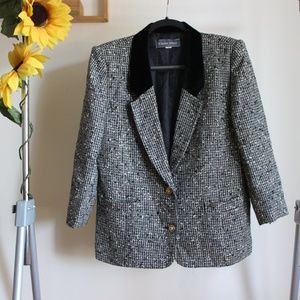 Vintage Chalet Blanc Blazer